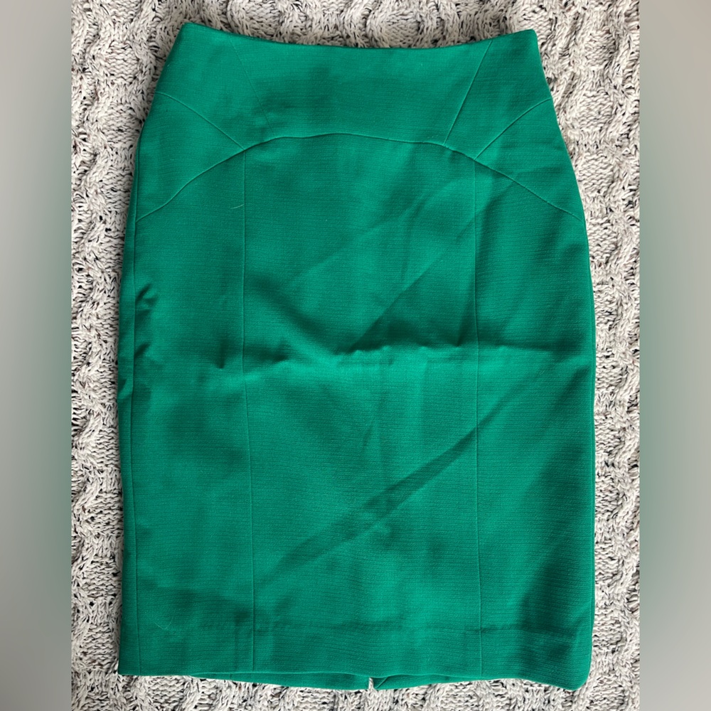 The Limited Green Pencil Skirt